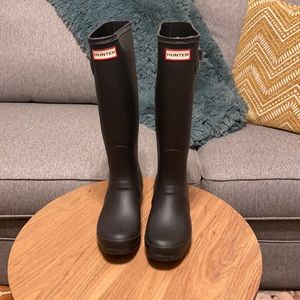 Black Hunter Boots - Size 7